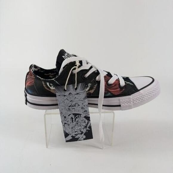 New Converse Batgirl Sneakers Mens 4 Womens 6 DC Comics Low Top Box All Star - Picture 2 of 15